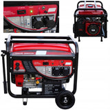 Agregat Generator Prądu Benzynowy Jednofazowy Przenośny 5500W 13KM AVR 25L