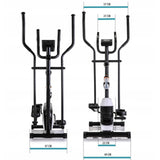 Orbi-Trek Trenażer Eliptyczny Magnetyczny Treningowy do Ćwiczeń do 120 KG