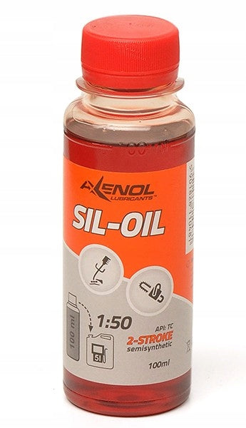Olej Czerwony do Mieszanki Paliwa Piły Podkaszarki Sil-Oil 2T 100ML