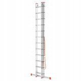 Drabina aluminiowa na schody 150kg + GRATIS 3x14 11m WIELOFUNKCYJNA