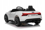 Audi E-Tron RS GT Autko na Akumulator Skóra Biały 12V 7Ah 90W dla Dziecka