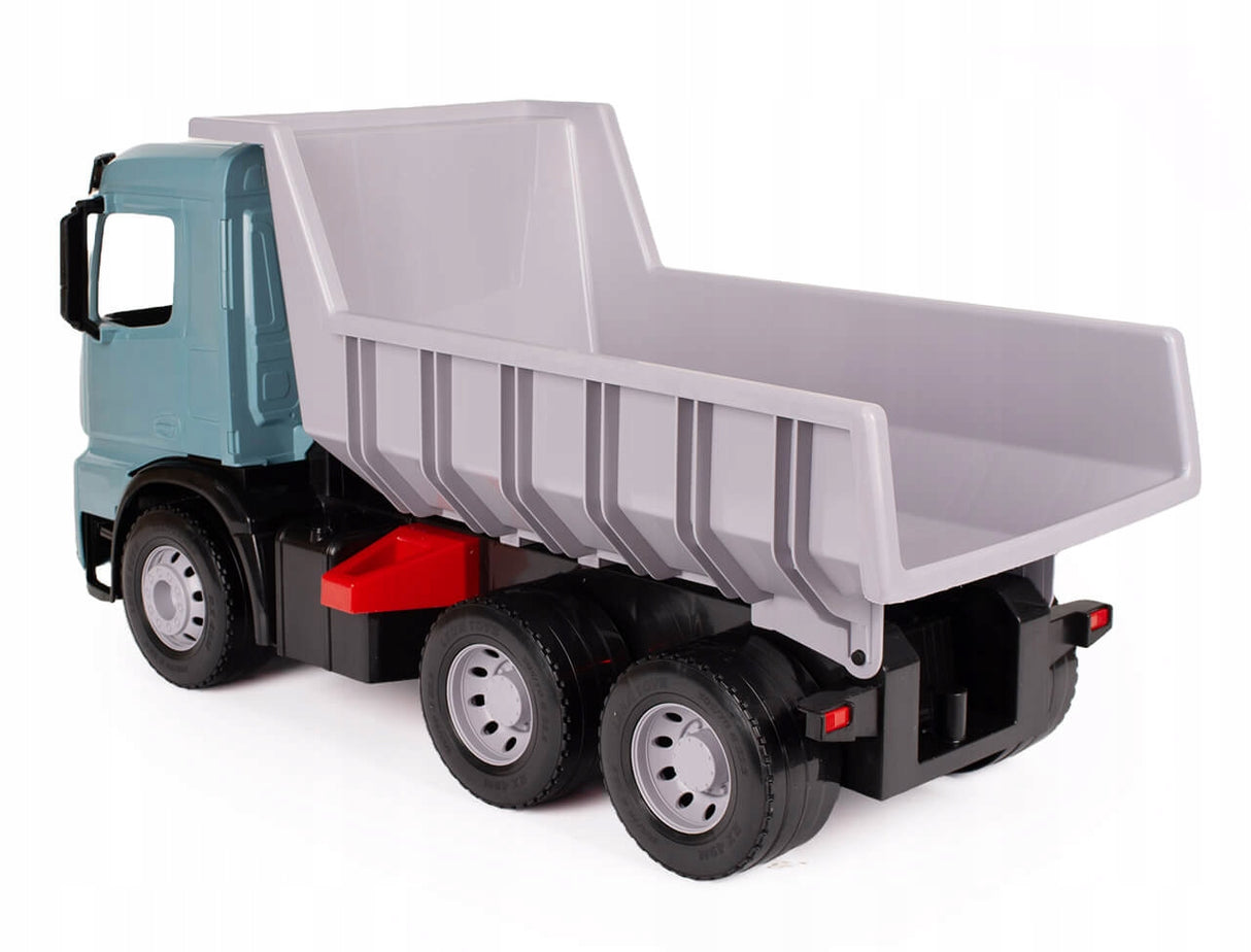 Wywrotka Mercedes Gigant Auto Zabawka XXL 67 cm 150 KG 3+ Niebieska