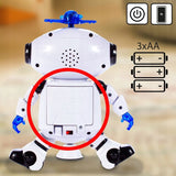 Robot Interaktywny Android Tańczący na Baterię dla Dzieci Obrót 360 Stopni