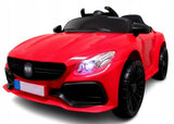 Sportowe Auto na Akumulator Cabrio Z6 2 Silniki Zdalnie Sterowany Czerwony