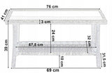 Zestaw Mebli Ogrodowych Komplet Meble Ogród Technorattan Stolik Sofa Fotele
