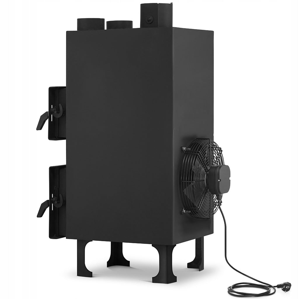 Piecyk Grzewczy z Nadmuchem Nadmuchowy Grzewczy 15kW Stalowy Czarny
