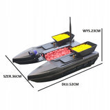 Łódka Zanętowa Czarna 52*36*23 Cm 2 Akumulatory 7.4 V 5200 MAH Plus GRATIS