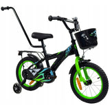Rower Dziecięcy BMX Rowerek Prowadnik Świecące Boczne Koła WARIANT 14" Cali