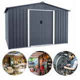 Domek Ogrodowy Narzędziowy Szopa Garaż Metalowy 180x180x184 Schowek