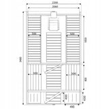 Sauna Ogrodowa z Piecem HARVIA CILINDRO PC90 Beczka 340 cm Zestaw Drewno