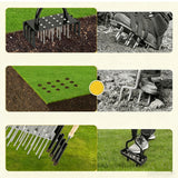Aerator Rurkowy do Trawnika 12 Kolców 6 Rurek Napowietrzacz 2w1