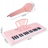 Organy Elektryczne Pianino Keyboard Mikrofon dla Dzieci 37 Klawiszy