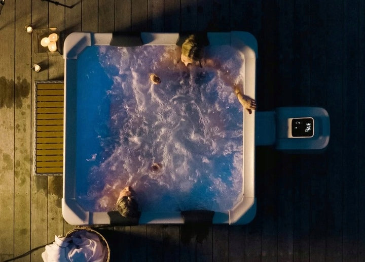 Basen SPA PANELOWE OSLO Sztywne 6os Hydromasaż +Filtry LED WIFI OZON BICZE