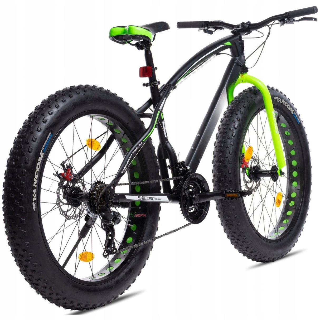 Rower Terenowy FATBIKE Szerokie Opony Stalowa Rama Przerzutki SHIMANO 26"