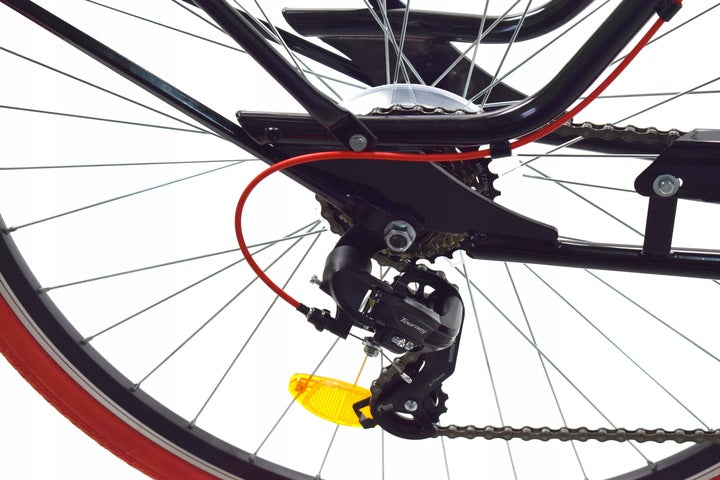Rower Miejski Motorek Męski Rama 18" Cali Koło 28" Cali 7 Biegów WARIANTY