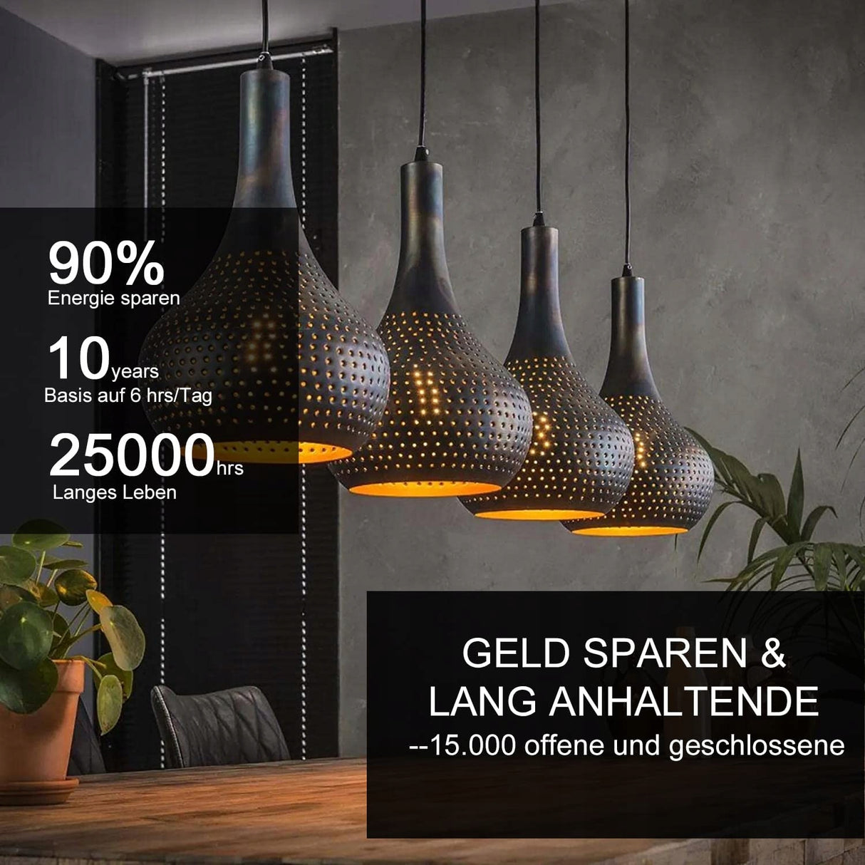 6szt. ŻARÓWKA dekoracyjna OZDOBNA retro EDISON E27