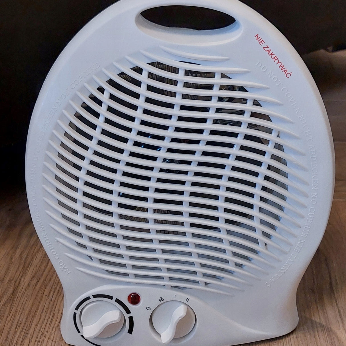 Grzejnik Elektryczny Farelka Termowentylator z Termostatem 2000 W 3 Poziomy