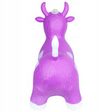 Skoczek do Skakania Krowa Różowa Muzyka Światło Odgłosy 56 cm Gumowy