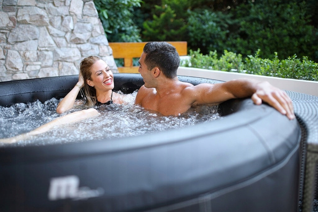 Basen z Hydromasażem Ogrodowe Pojemne Dmuchane SPA 6 osob. 930 L okrągłe
