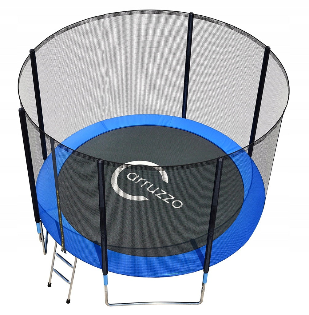TRAMPOLINA OGRODOWA dla DZIECI SIATKA OSŁONA Mata 10FT 304-312cm + GRATISY