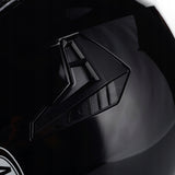 Kask Motocyklowy Otwarty Ochronny Chopper Skuter Czarny Połysk Rozmiar XL