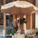 DUŻY PARASOL PLAŻOWY BALKONOWY OGRODOWY HAWAJSKI ŁAMANY TARAS PLAŻĘ 150CM