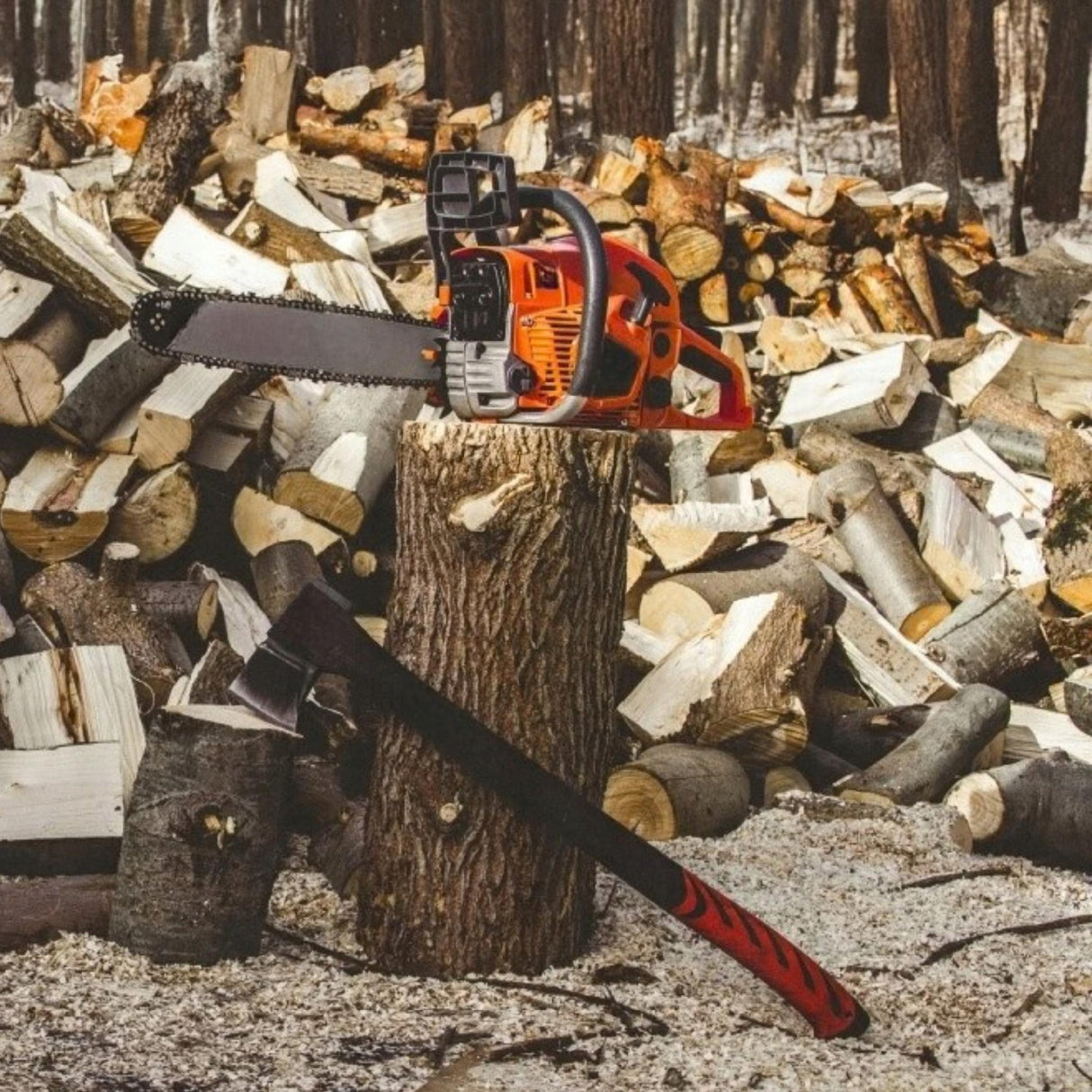 Siekiera Ciesielska Mała Toporek Ogrodowy Rozmiar M 1,25 KG Pewny Chwyt