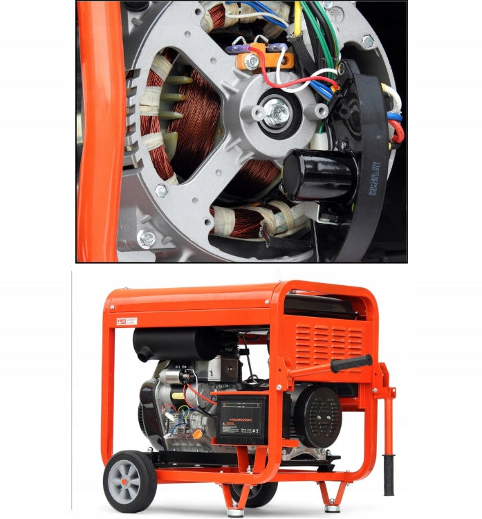 Agregat Generator Prądu Diesel Dual Power Trójfazowy Prezent