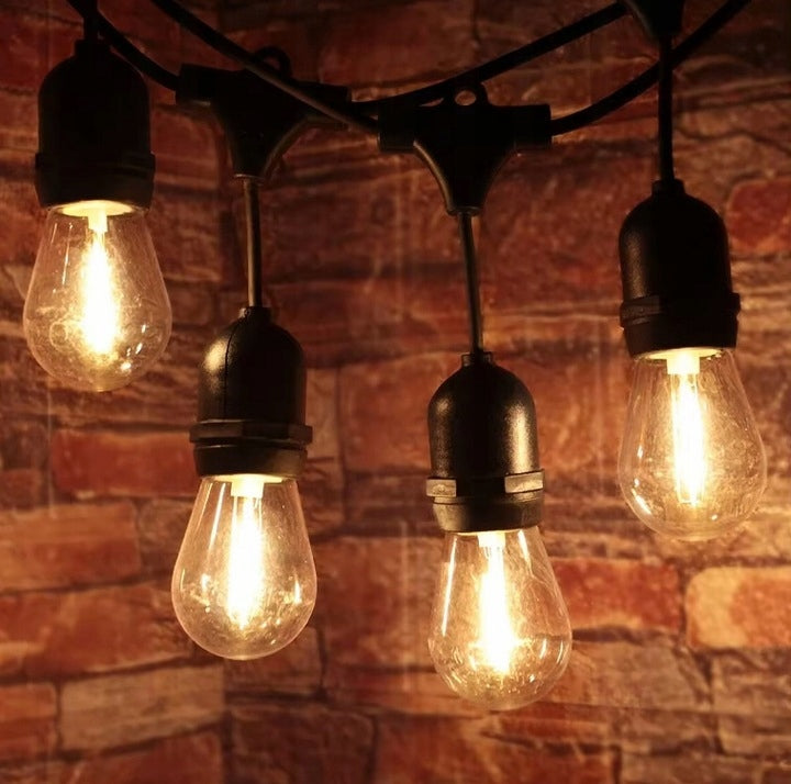 GIRLANDA OGRODOWA ŁAŃCUCH ŚWIETLNY LAMPKI NA TARAS LED WODOODPORNA IP65 20m