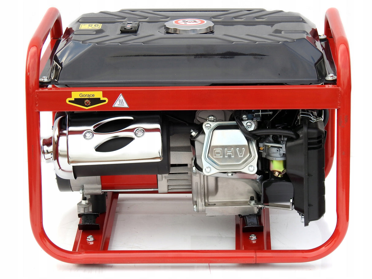 Agregat Prądotwórczy Benzynowy 3500W Przenośny Jednofazowy Generator Prądu
