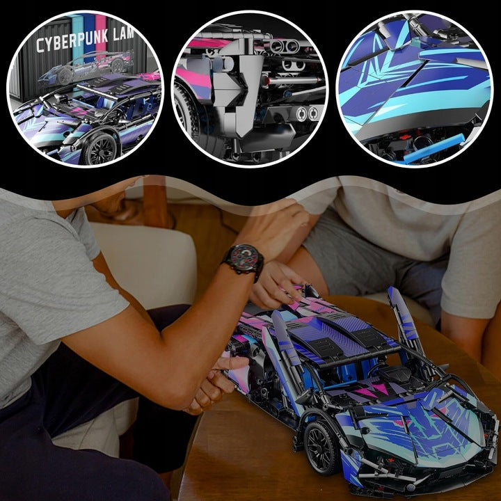 Samochód Sportowy Lamborghini z Klocków Układanka Klocki na Prezent Zabawka