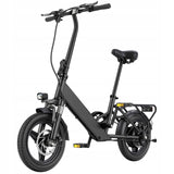 Rower Elektryczny Miejski dla Dorosłych Czarny 14" Cali 250W 10,.4 Ah