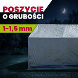 Namiot Garażowy na Motor Szary Materiał PVC Kompaktowy Wodoodporny 6x4m