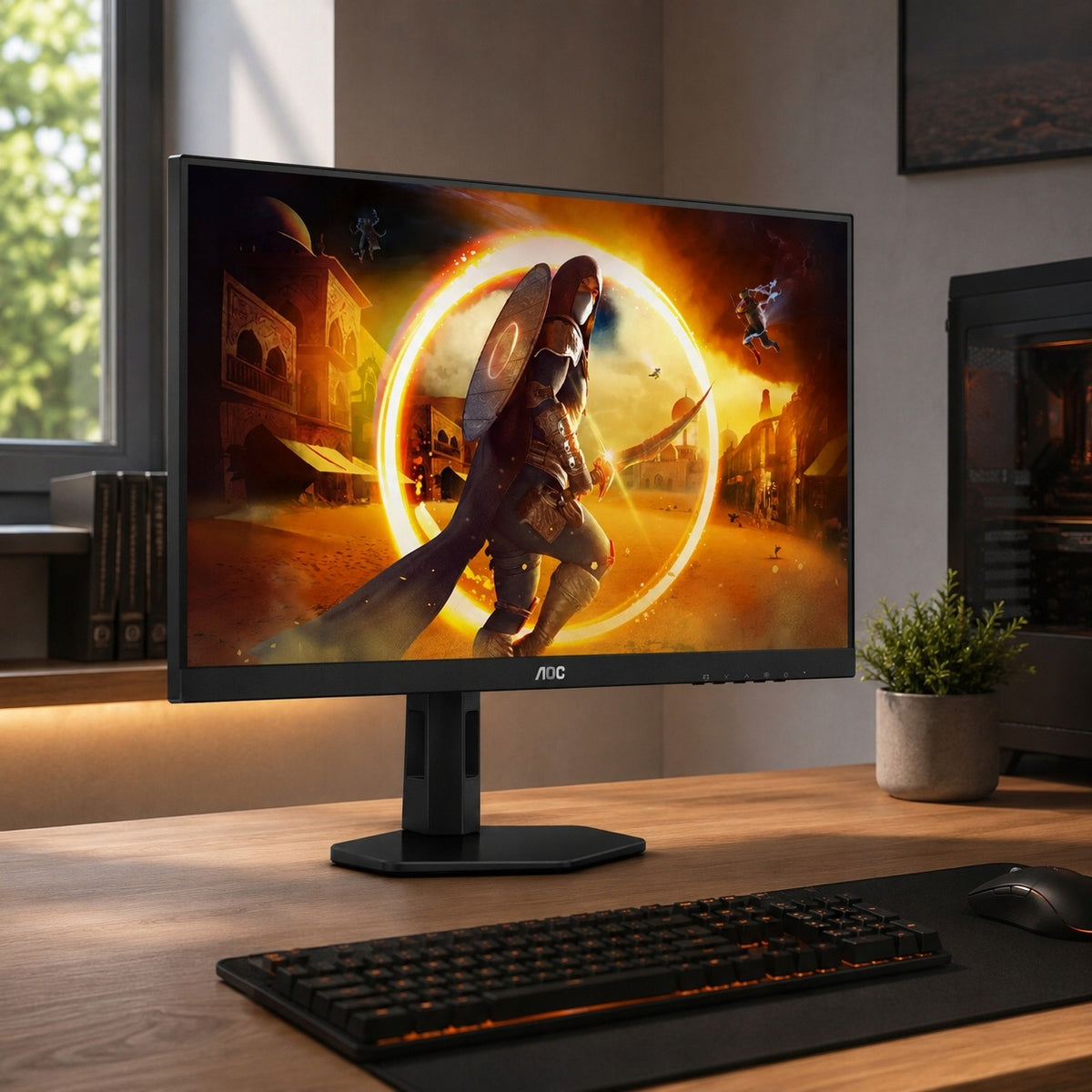 Monitor AOC Q27G4XND 27" Cali Fast VA 180Hz 2560x1440 QHD Czarny 1ms 16:9