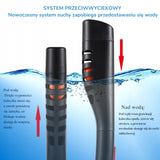 Maska do Snorkelingu Nurkowania Pełno-Twarzowa z Podwójnymi Rurkami L/XL