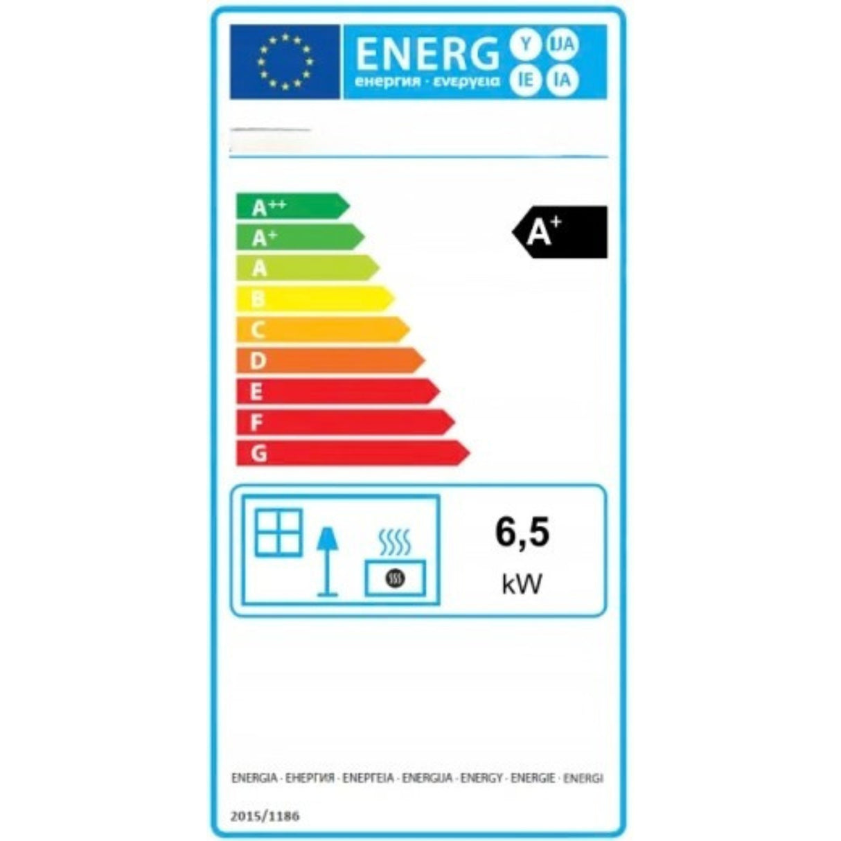 Piec Stalowy Koza Kominek Nowoczesny ECO Szamotowy Żeliwny Czarny 6,5 kW