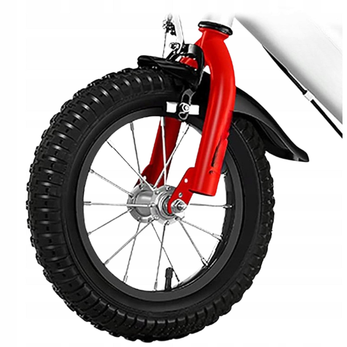 Rower Dziecięcy Rowerek 12" Cal BMX + Kosz Bidon Prowadnik Kółka Boczne LED
