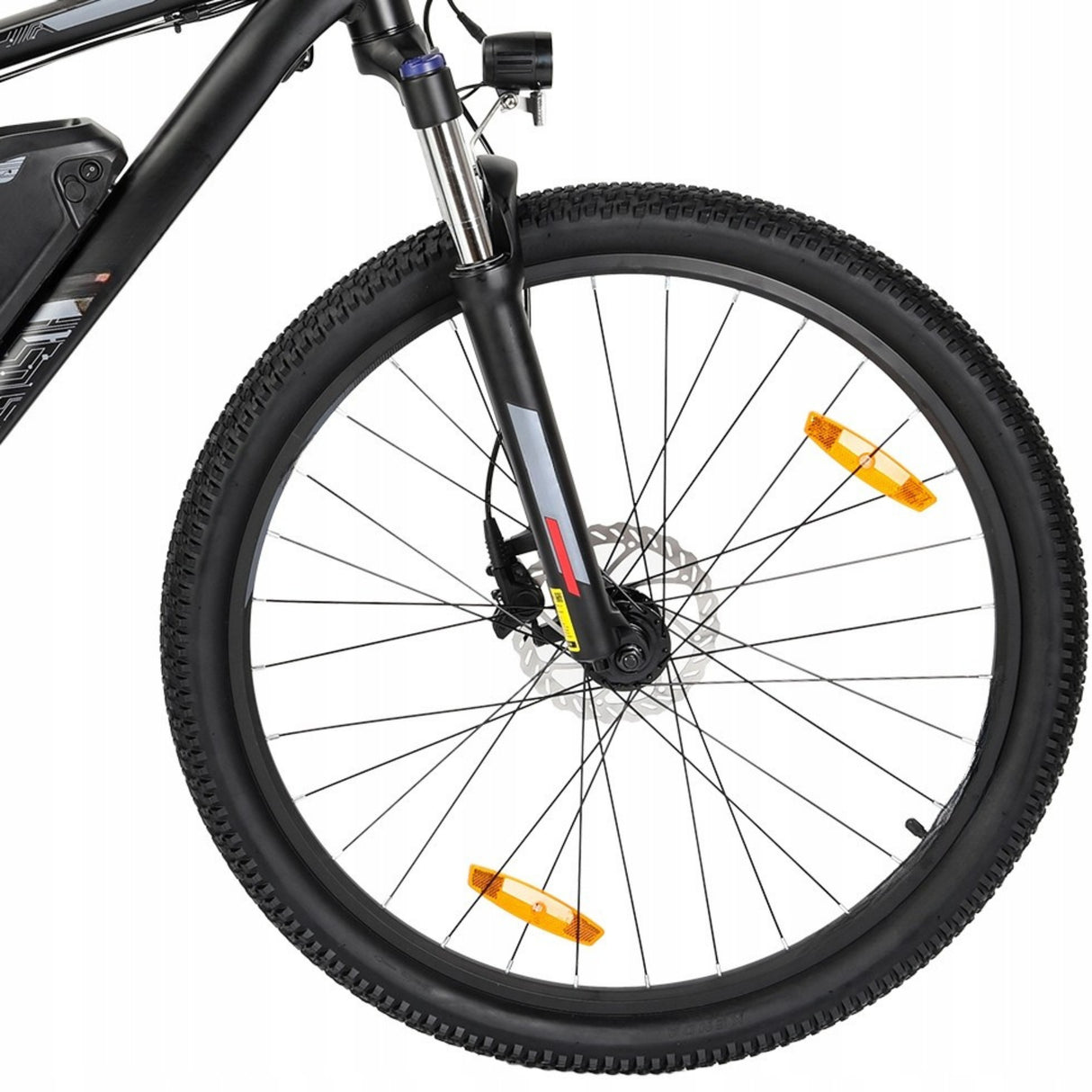 Rower Elektryczny MTB Czarny Rama 18" Cali 15AH 250W Koło 27,5" Cali