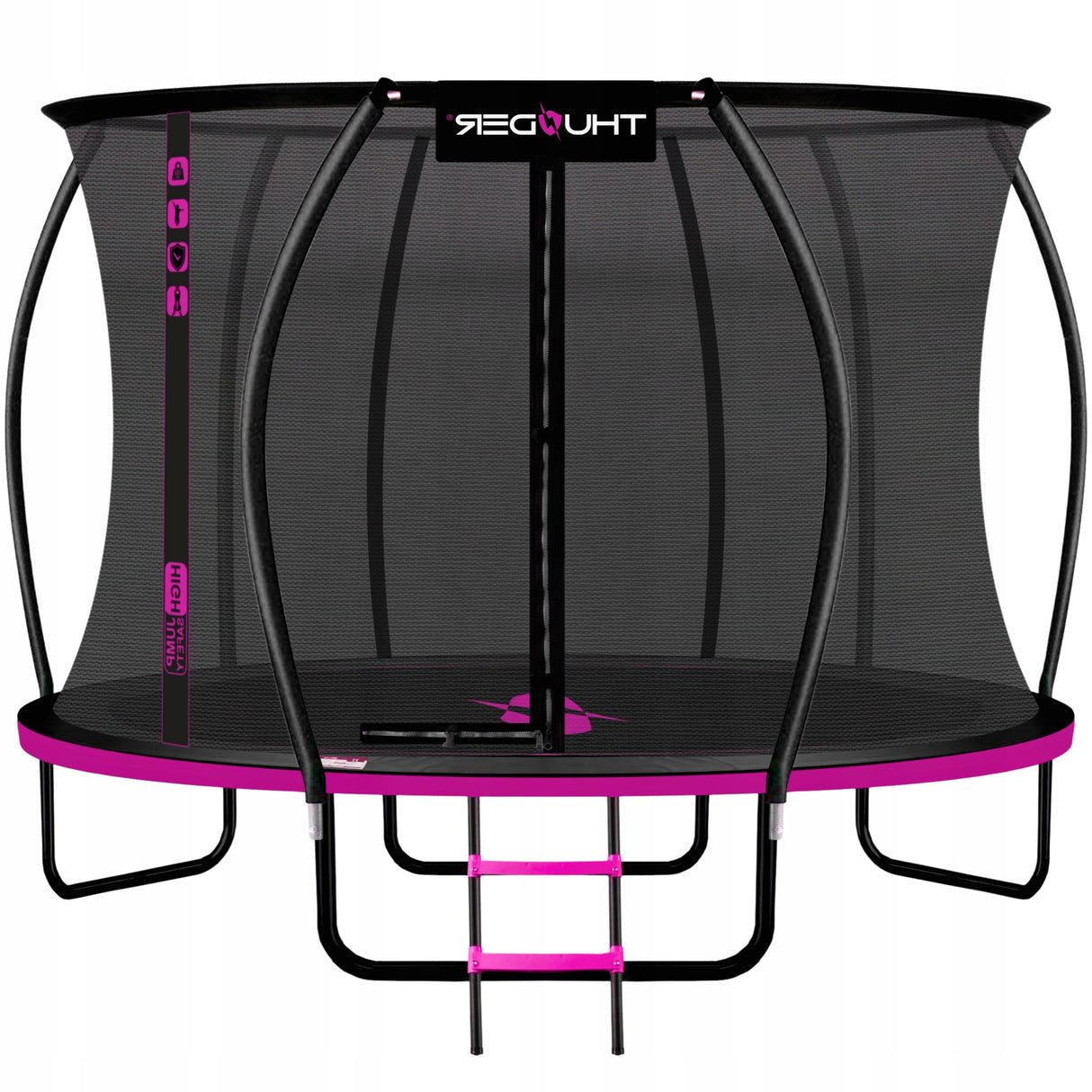 Trampolina Ogrodowa 12ft 366CM wew. profesjonalna łatwy montaż fun Poves