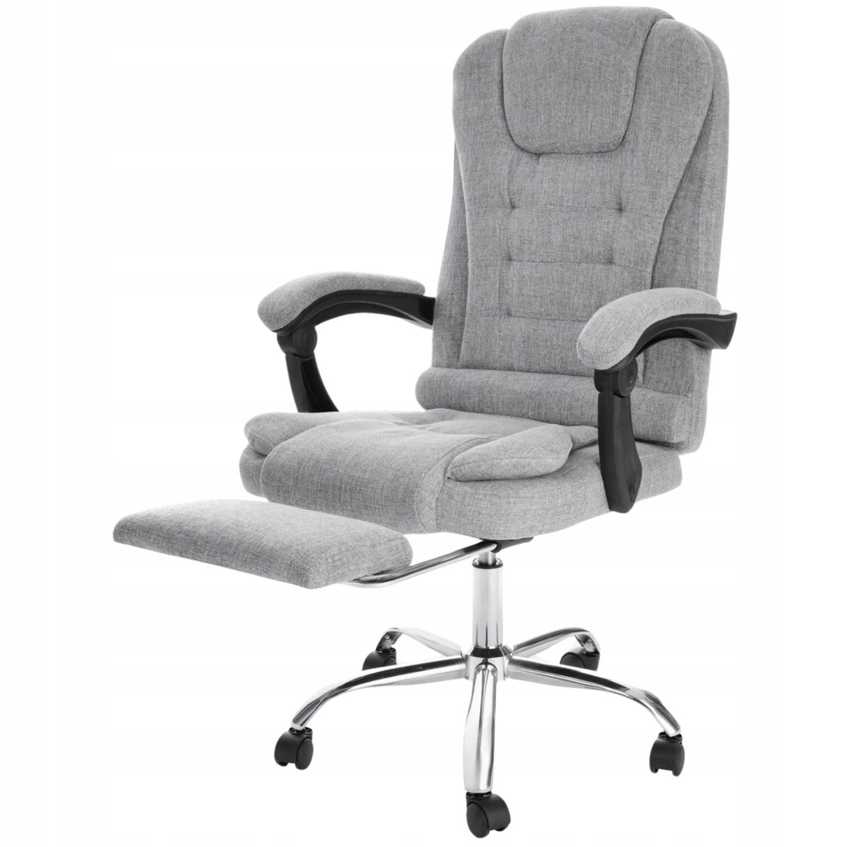 Fotel Obrotowy Biurowy Krzesło z Regulacjami Ergonomiczne Biurowe 118 cm