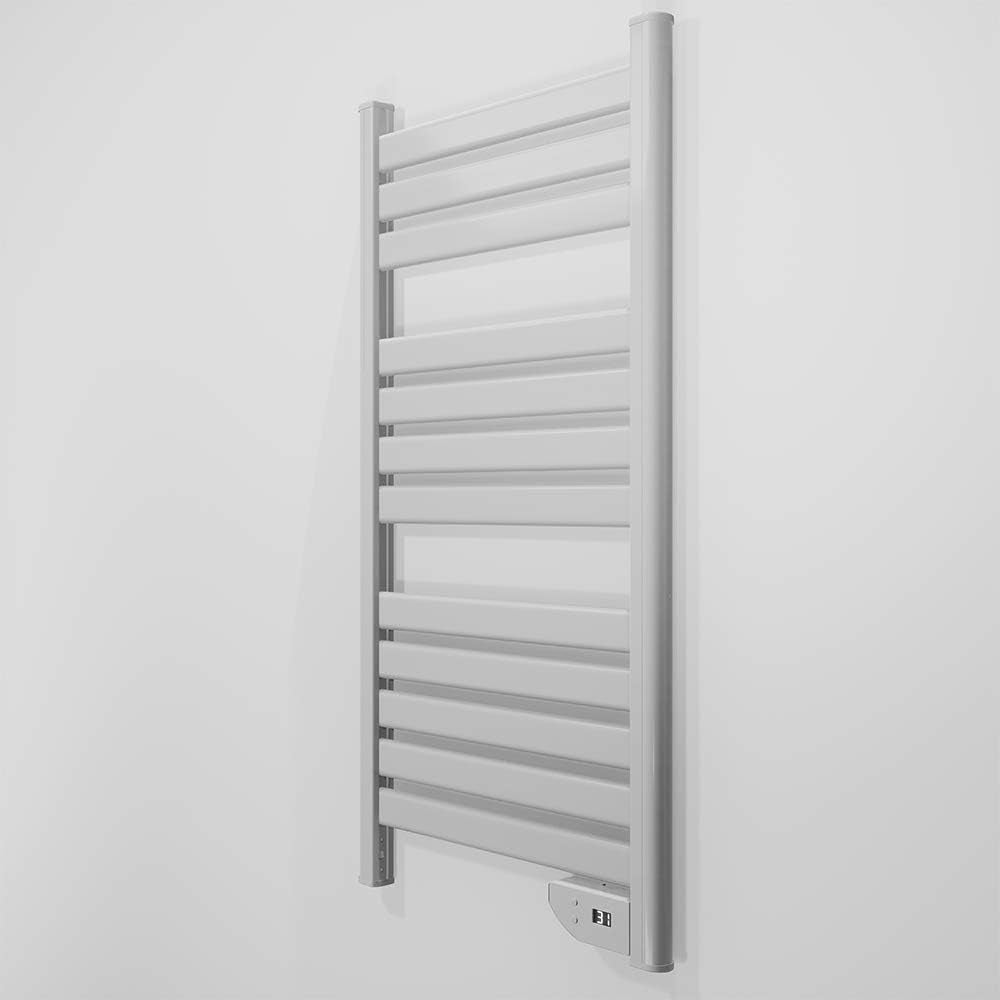 Grzejnik Łazienkowy Poves 9000 Twin Towel White Wieszak LED IP24 500W