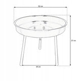 Grill Węglowy Ogrodowy Stabilny Trójnóg Palenisko Ognisko 2w1 160cm