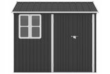 Domek Ogrodowy Schowek na Narzędzia 253x175cm Stal Ocynkowana Blacha