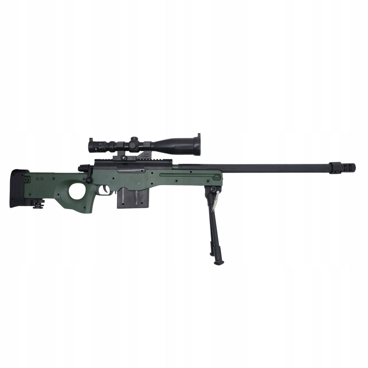 Karabin Snajperski na Kulki Pistolet Laser Luneta + Kulki Snajperka AWP
