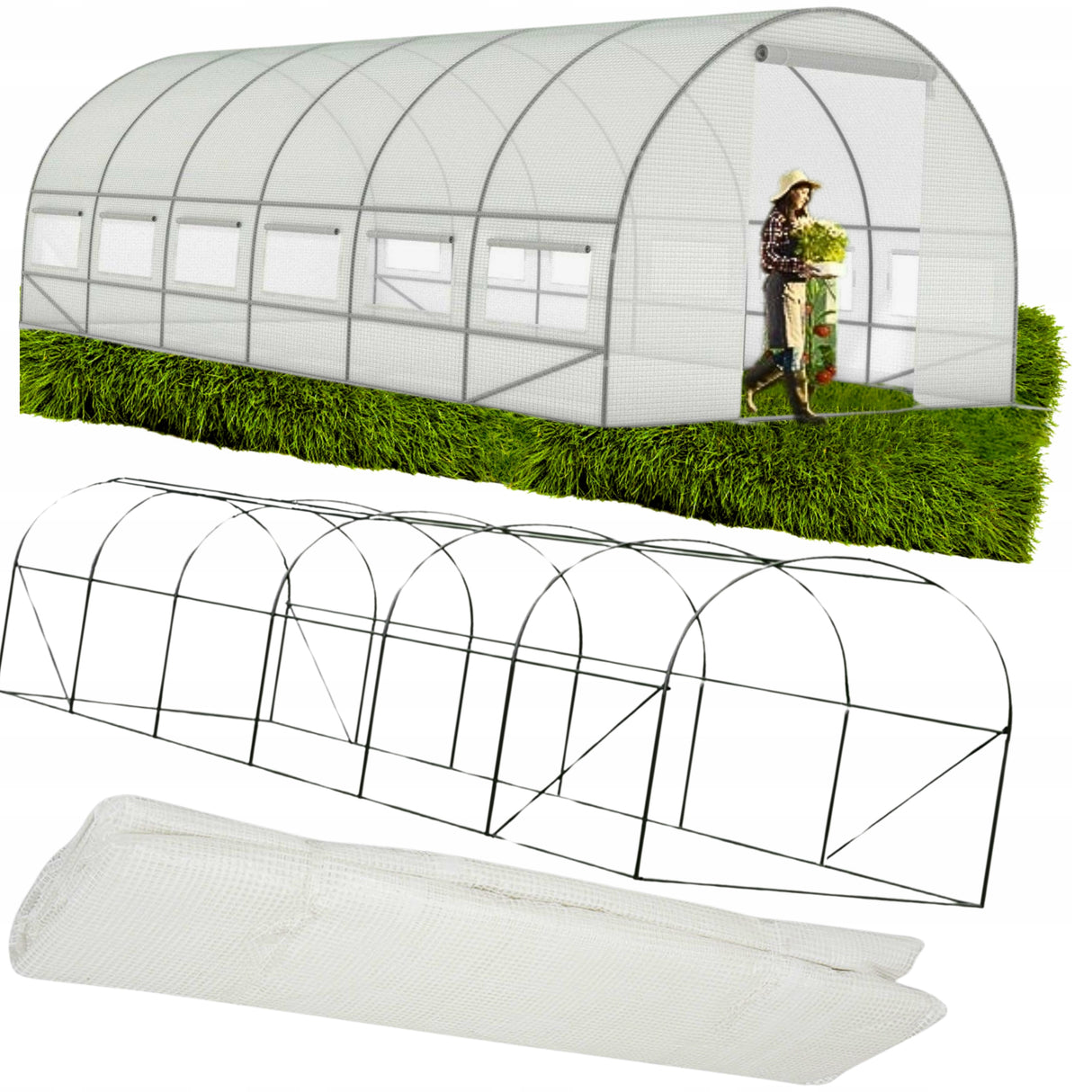 Tunel Foliowy [27 m²] 9x3m
