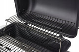 Grill Gazowy Ogrodowy Piezo Lund Czarny Kompaktowy 5,5 KW 2 Palniki