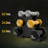 Hantle do Ćwiczeń Ciężarki Fitness Hantelki Zestaw Hantli Ciężarków Stojak