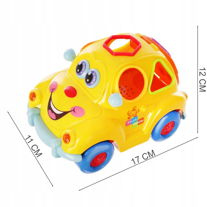 SAMOCHÓD AUTKO AUTO SORTER Z KLOCKAMI WESOŁEK 12m+