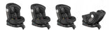 Fotelik Samochodowy Black 40-150cm 0-36 KG POVES Podstawka dla Dziecka
