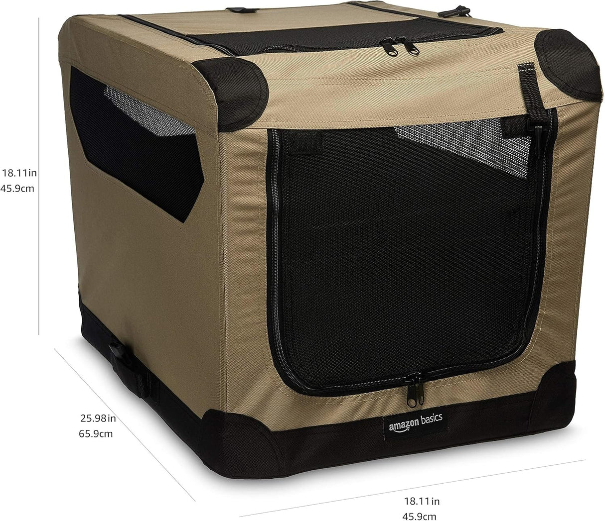 Transporter Dla Psa Amazone Basics S Składany 66x45x45cm Składany Do 13Kg
